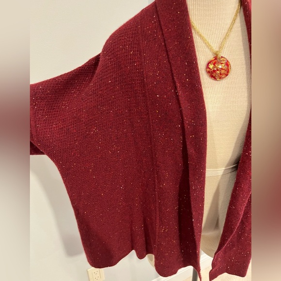 Cashmere open front cascade vest - Picture 3 of 7